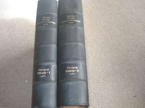 EXTREMELY RARE 1857 BOTH VOLUMES " HISTORY OF THE COUNTY OF DURHAM "