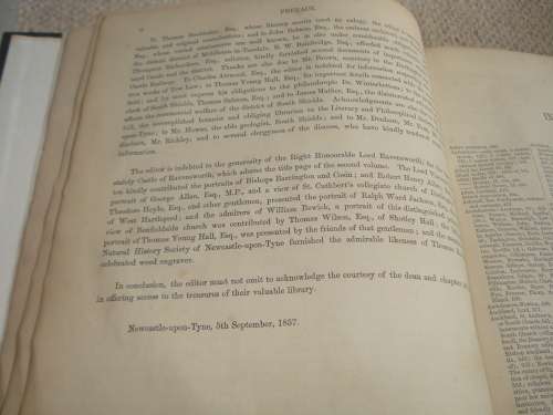 EXTREMELY RARE 1857 BOTH VOLUMES " HISTORY OF THE COUNTY OF DURHAM "