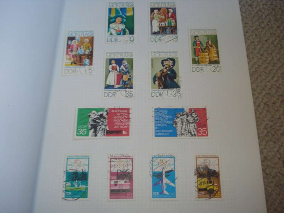 GERMANY-DDR STUNNING MINT AND USED COLLECTION -11 PAGES -LOOKS COMPLETE 1970/1 !!!!