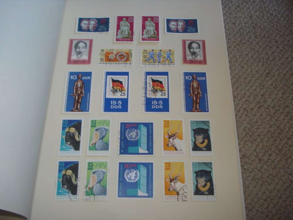 GERMANY-DDR STUNNING MINT AND USED COLLECTION -11 PAGES -LOOKS COMPLETE 1970/1 !!!!