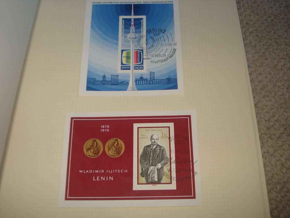 GERMANY-DDR STUNNING MINT AND USED COLLECTION -11 PAGES -LOOKS NEAR  COMPLETE 1970/1 !!!!