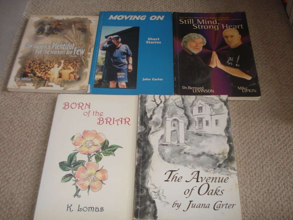 BONUS BUY-5  SOFT COVERS ALL SIGNED COPIES-ONE BID TAKES ALL FOR-READ BELOW