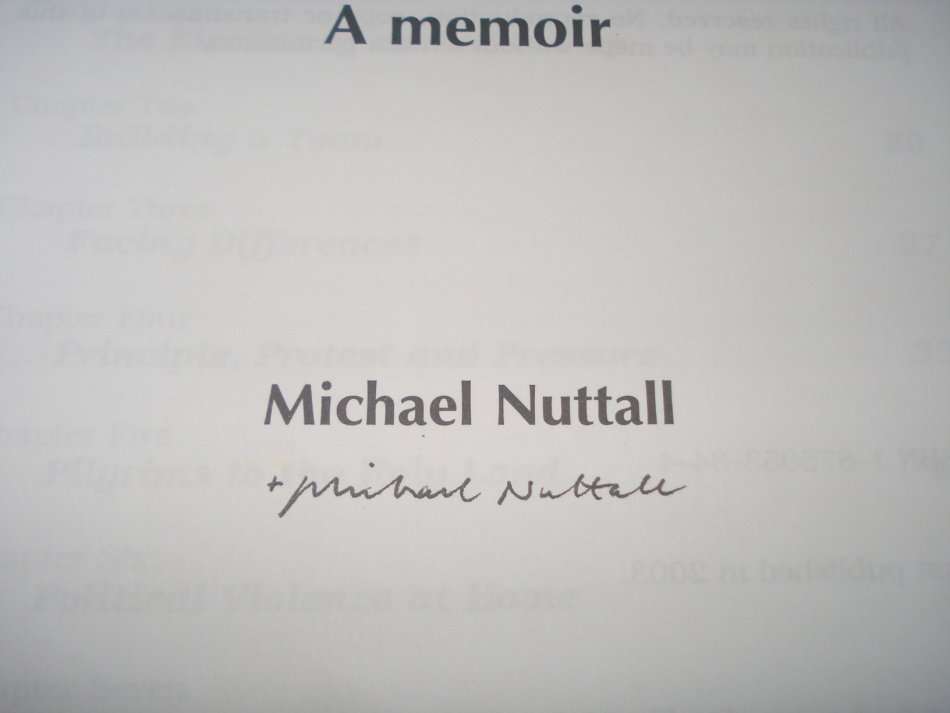 NUMBER TWO TO TUTU-A MEMOIR-SIGNED BY MICHAEL NUTTALL-FORWARD BY TUTU