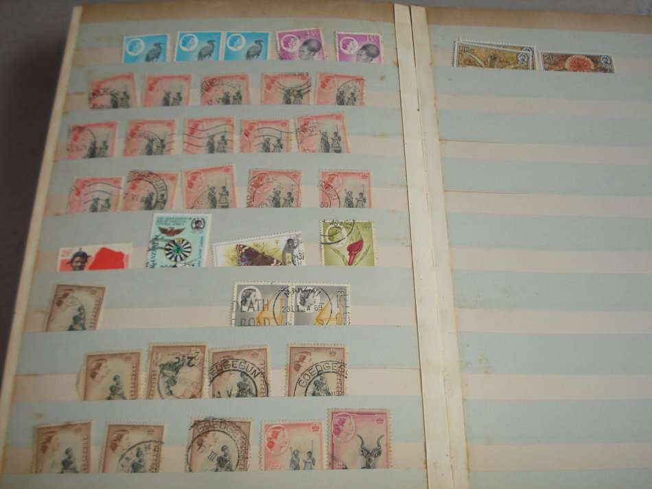 SWAZILAND-COLLECTION IN STOCK BOOK-NICE LOT OF MAINLY MID PERIOD-CANCELS ++
