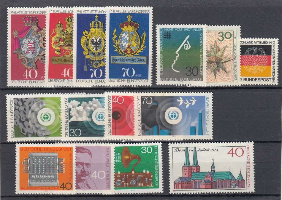 WEST GERMANY-SUPERB UNMOUNTED MINT RUN