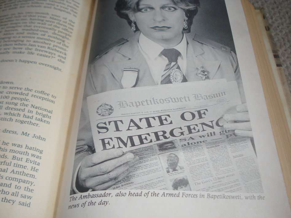 SCARCE BOOK " A PART HATE A PART LOVE " A BIOGRAPHY BY PIETER-DIRK UYS AND SIGNED BY " HER "