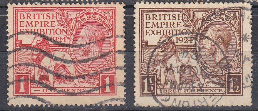 GB-1924 SET FINE USED    25 POUNDS