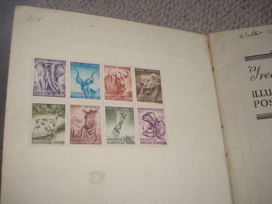 OLD STAMP ALBUM WITH EARLIES-SOME USEFUL ITEMS-READ BELOW