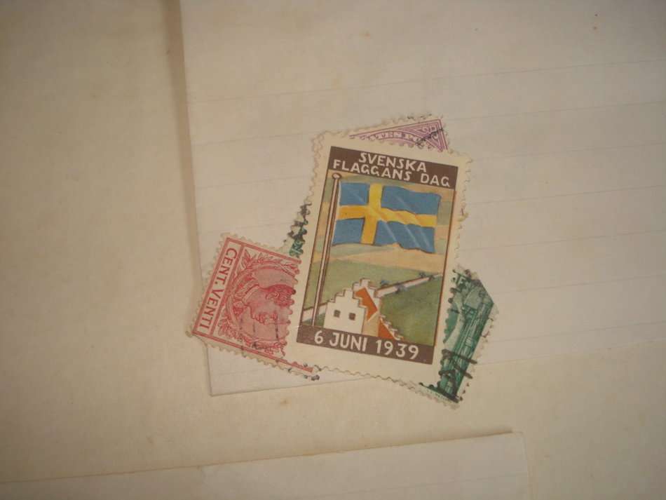 OLD STAMP ALBUM WITH EARLIES-SOME USEFUL ITEMS-READ BELOW