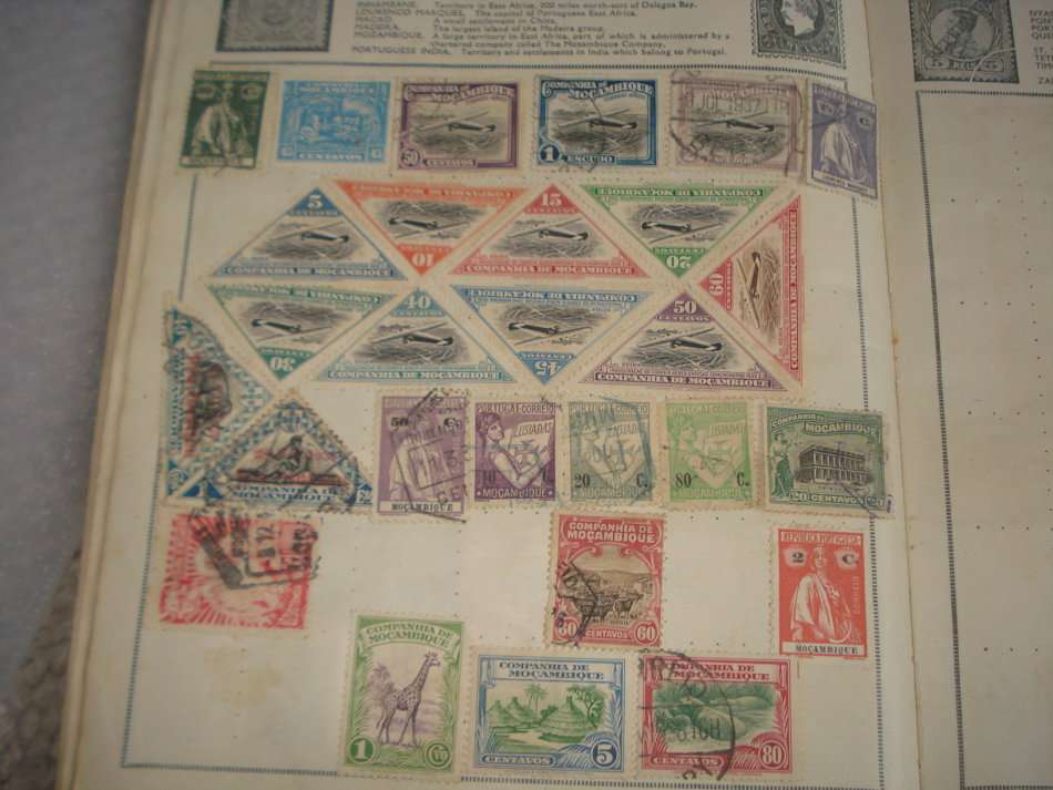 OLD STAMP ALBUM WITH EARLIES-SOME USEFUL ITEMS-READ BELOW