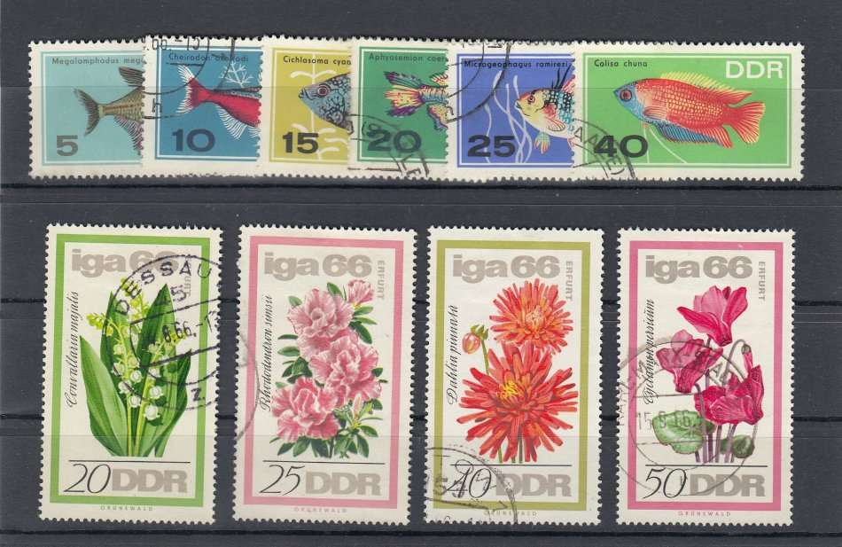 GERMANY-DDR VERY FINE USED SETS ETC-HINGE REM.  FILL THE GAPS !!