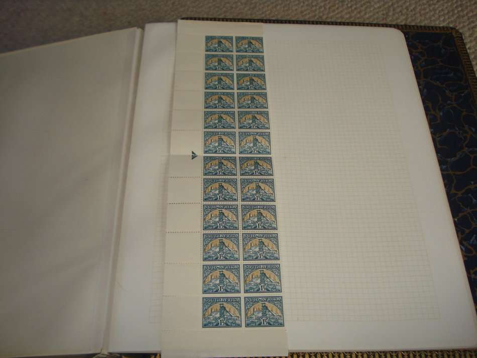 UNION-VERY EXPENSIVE LEATHER BOUND GOLD EDGING ALBUM WITH BLOCKS/PANES ETC-SEE BELOW !!!