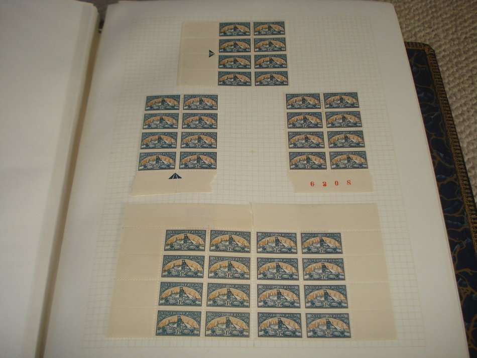UNION-VERY EXPENSIVE LEATHER BOUND GOLD EDGING ALBUM WITH BLOCKS/PANES ETC-SEE BELOW !!!