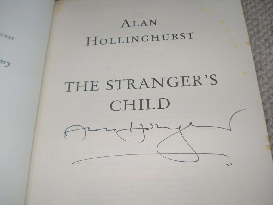 " THE STRANGER`S CHILD " HARD COVER    SIGNED BY THE AUTHOR-WINNER OF MAN BOOKER PRIZE