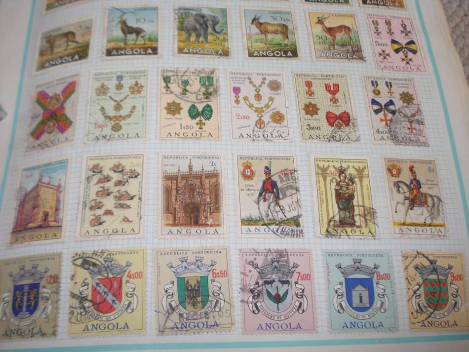 ANGOLA-3 PAGES OF SOME NICE EARLIES ETC MOSTLY VERY FINE USED