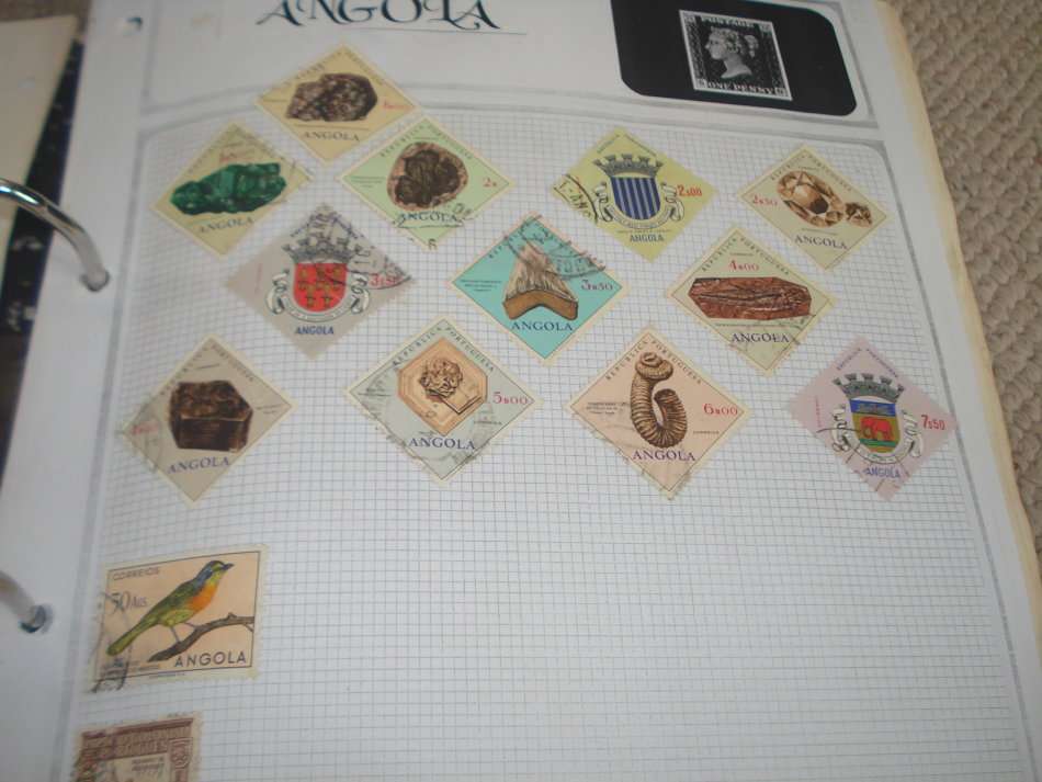 ANGOLA-3 PAGES OF SOME NICE EARLIES ETC MOSTLY VERY FINE USED