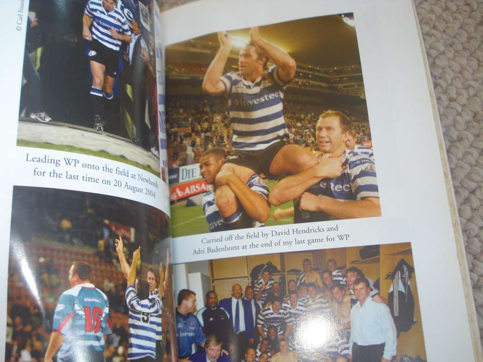 TWO SOUTH AFRICAN GREATS !! CORNE` KRIGE AND GRAEME SMITH BOTH SIGNED !!