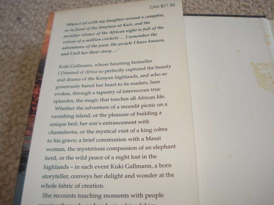 BOTH BOOKS BY KUKI GALLMANN-BOTH SIGNED KENYA AND WILDLIFE-TWO STUNNING READS !!