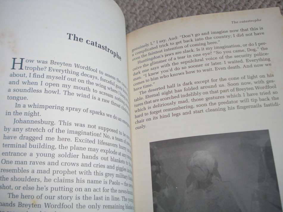 " A VEIL OF FOOTSTEPS " SIGNED BY BREYTEN BREYTENBACH !!