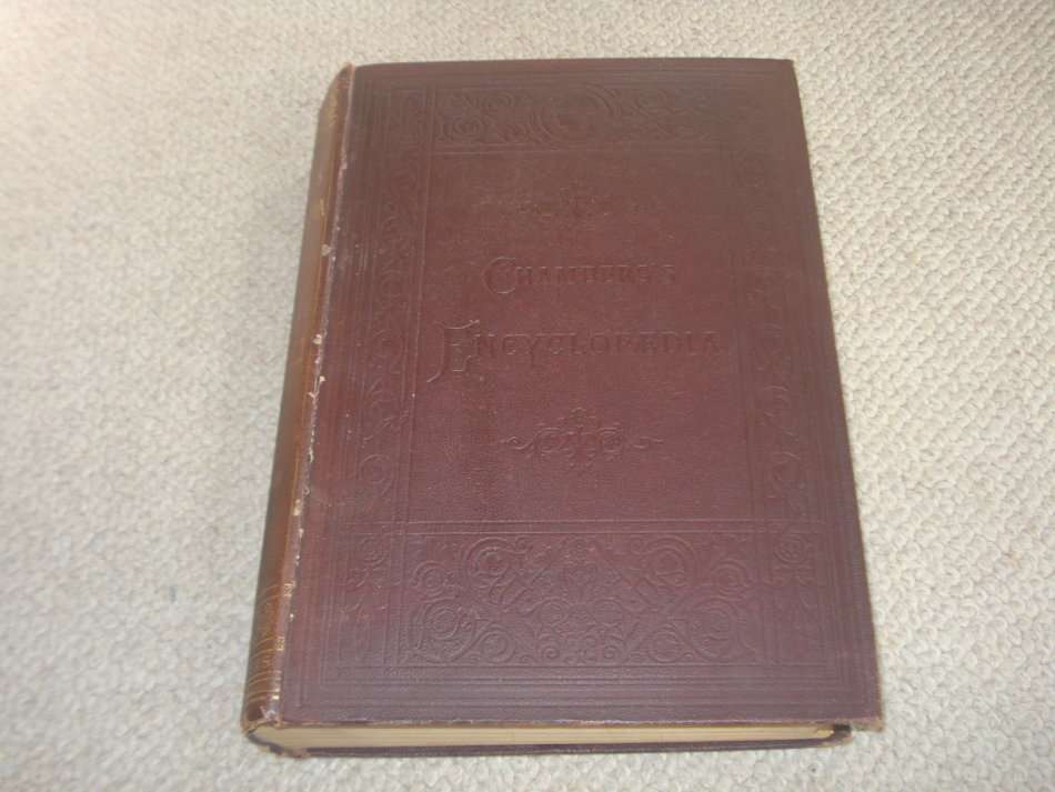 1898-RARE VOLUME II  " CHAMBERS`S ENCYCLOPAEDIA   "  B-C 828 PAGES-I HAVE  OTHER VOLUMES !!!