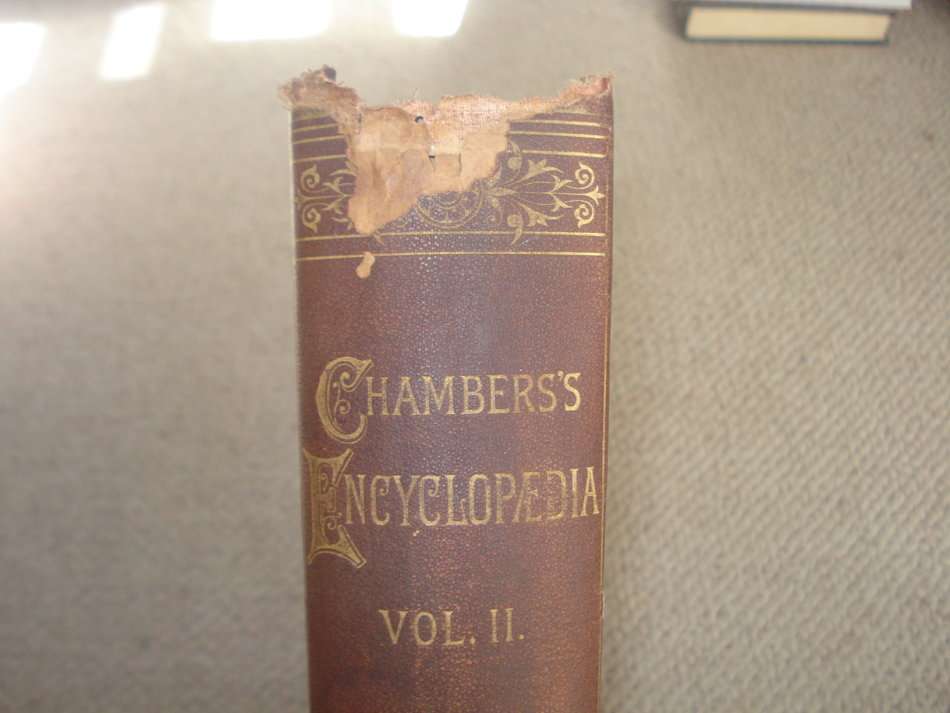 1898-RARE VOLUME II  " CHAMBERS`S ENCYCLOPAEDIA   "  B-C 828 PAGES-I HAVE  OTHER VOLUMES !!!