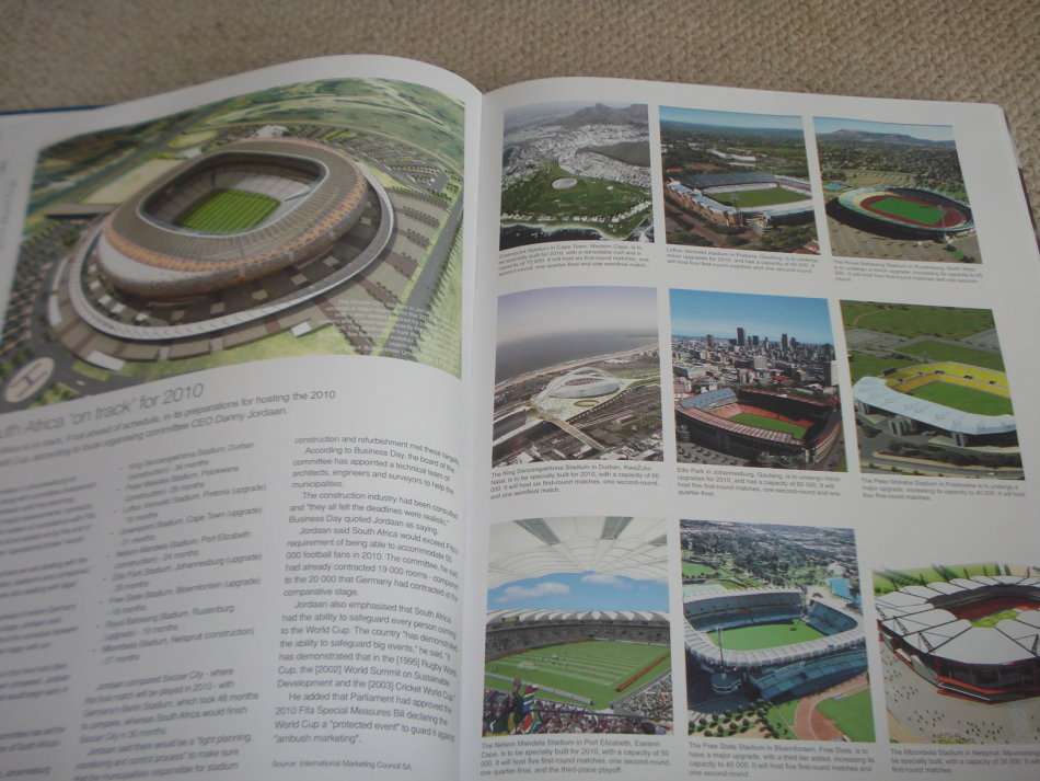 BEST OF SOUTH AFRICA-COFFEE TABLE BOOK SIGNED BY LUCAS RADEBE !!