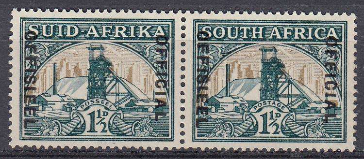 UNION-SGO22 DIFFICULT OFFICIAL PAIR WMARK INVERTED LIGHT HINGE REM   50 POUNDS