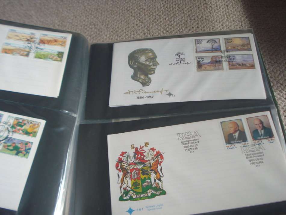 SA-LARGE ALBUM WITH 150+ COVERS MOST ARE DOUBLES OR MORE-NOT CHECKED FOR VARIETIES