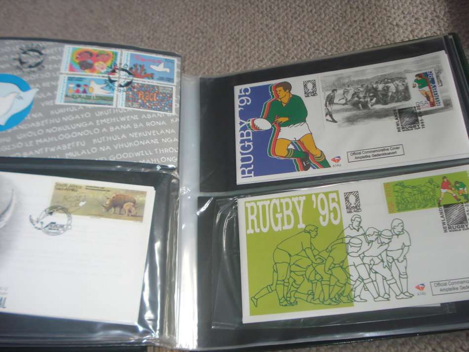 SA-LARGE ALBUM WITH 150+ COVERS MOST ARE DOUBLES OR MORE-NOT CHECKED FOR VARIETIES