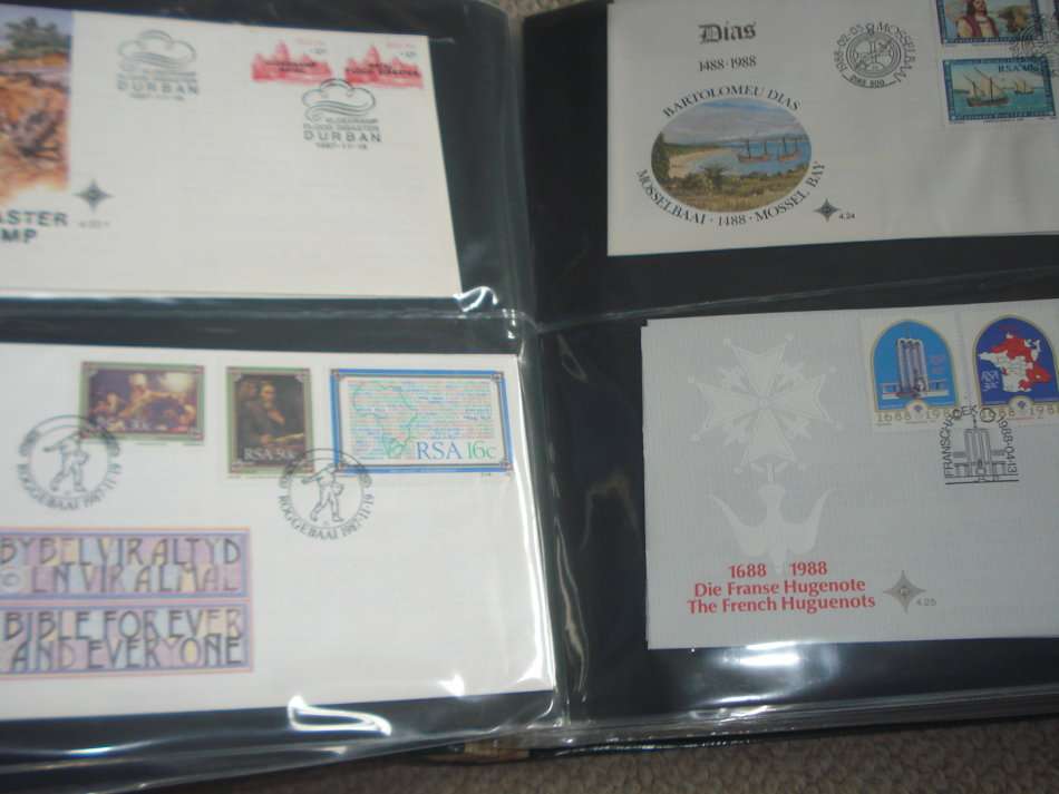 SA-LARGE ALBUM WITH 150+ COVERS MOST ARE DOUBLES OR MORE-NOT CHECKED FOR VARIETIES