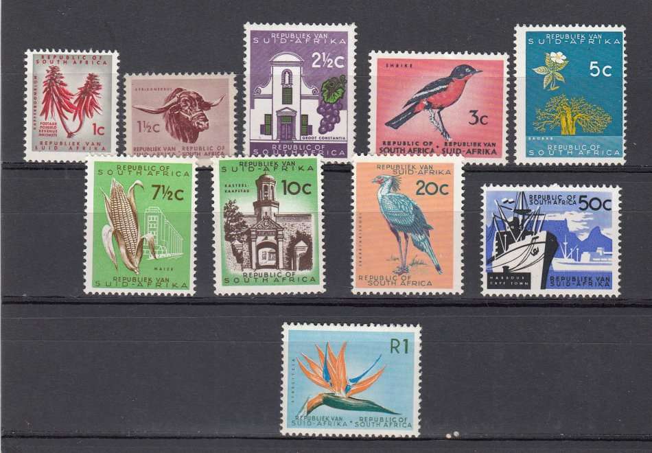 SA-1963/7 SET SCARCE UNMOUNTED MINT    R1335.00