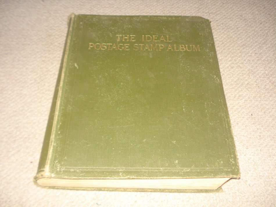 LARGE OLD STANLEY GIBBONS ALBUM 100`S OF PAGES-READ BELOW