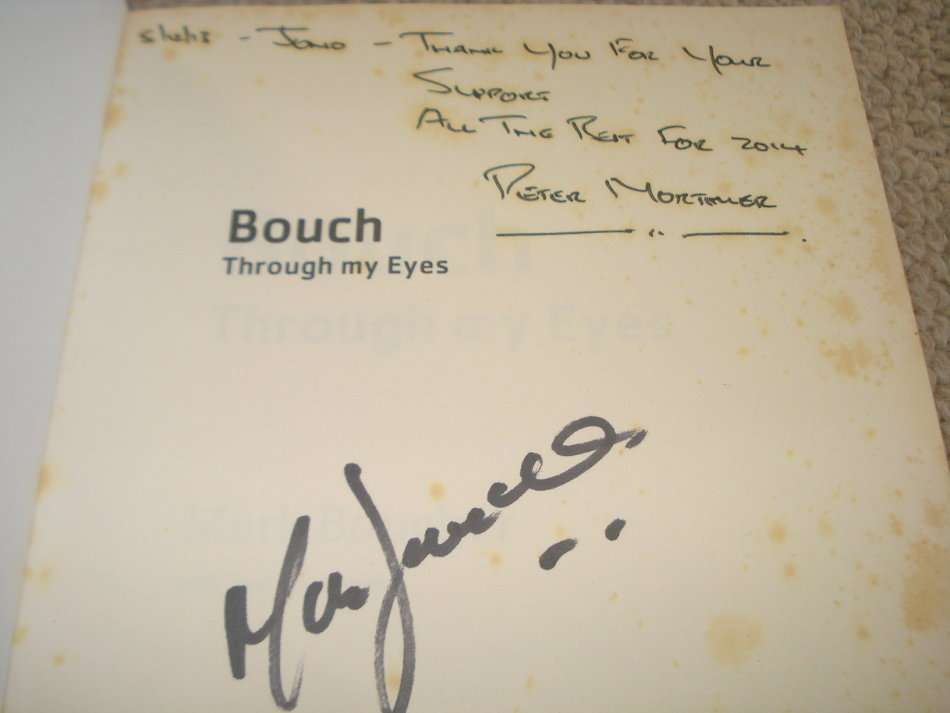 BOUCH-THROUGH MY EYES SIGNED BY MARK BOUCHER