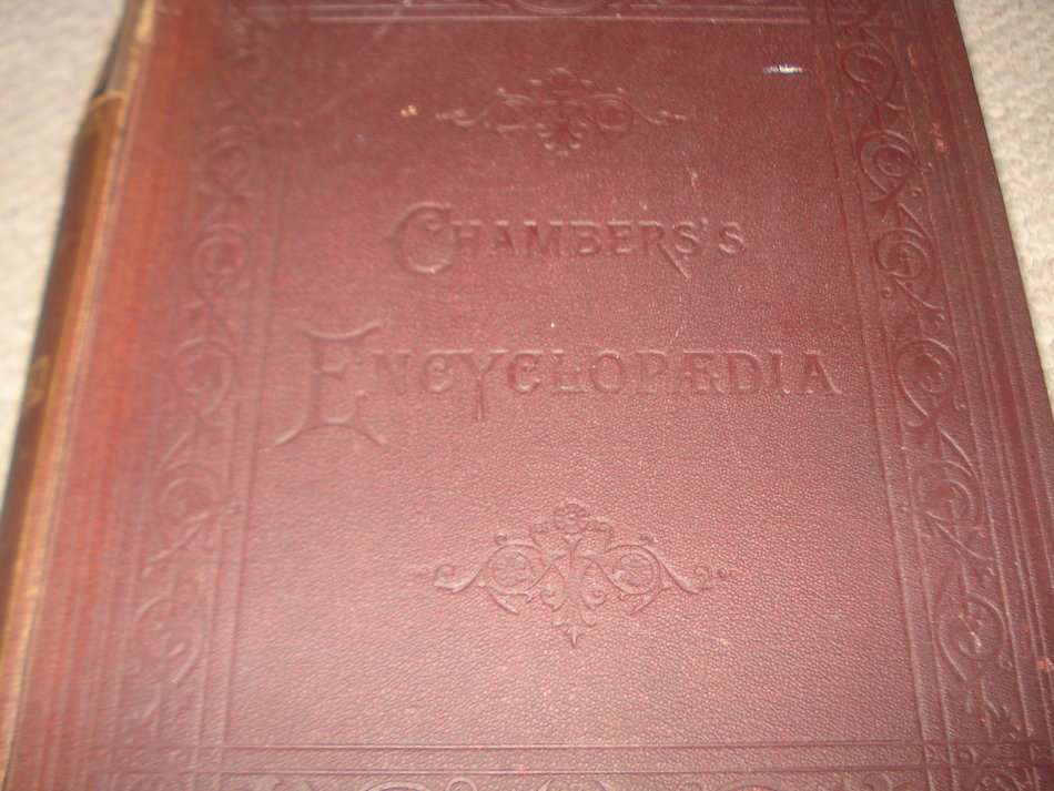 1898-RARE VOLUME VIII  " CHAMBERS`S ENCYCLOPAEDIA   "  P-R 828 PAGES-I HAVE  OTHER VOLUMES !!!