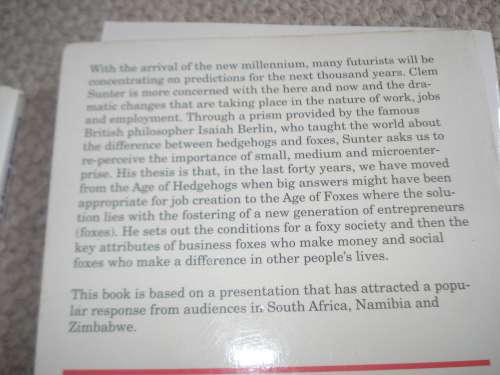 THREE SOFT COVERS SINGED BY CLEM SUNTER-WAS CHAIRMAN OF ANGLO`S !!!