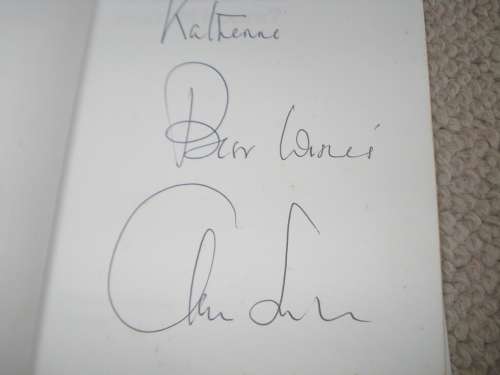 THREE SOFT COVERS SINGED BY CLEM SUNTER-WAS CHAIRMAN OF ANGLO`S !!!