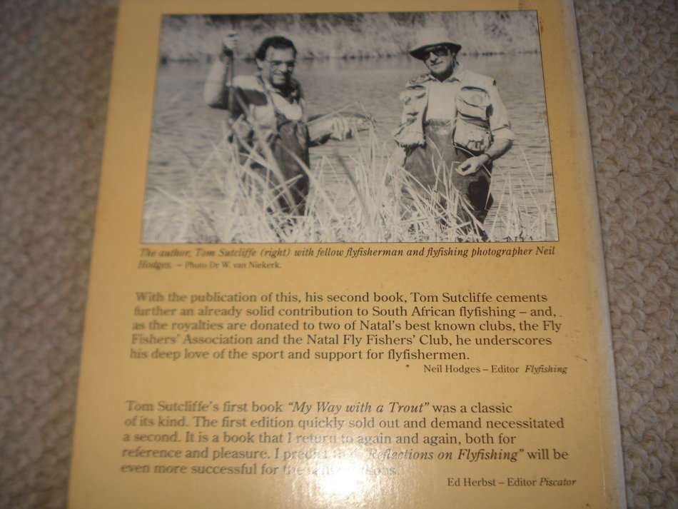 " REFLECTIONS ON FLYFISHING " SIGNED BY TOM SUTCLIFFE