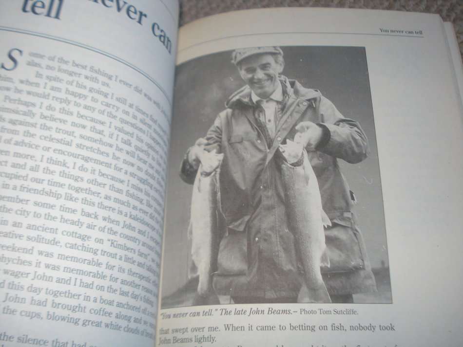 " REFLECTIONS ON FLYFISHING " SIGNED BY TOM SUTCLIFFE