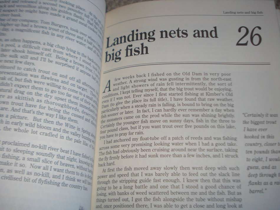 " REFLECTIONS ON FLYFISHING " SIGNED BY TOM SUTCLIFFE