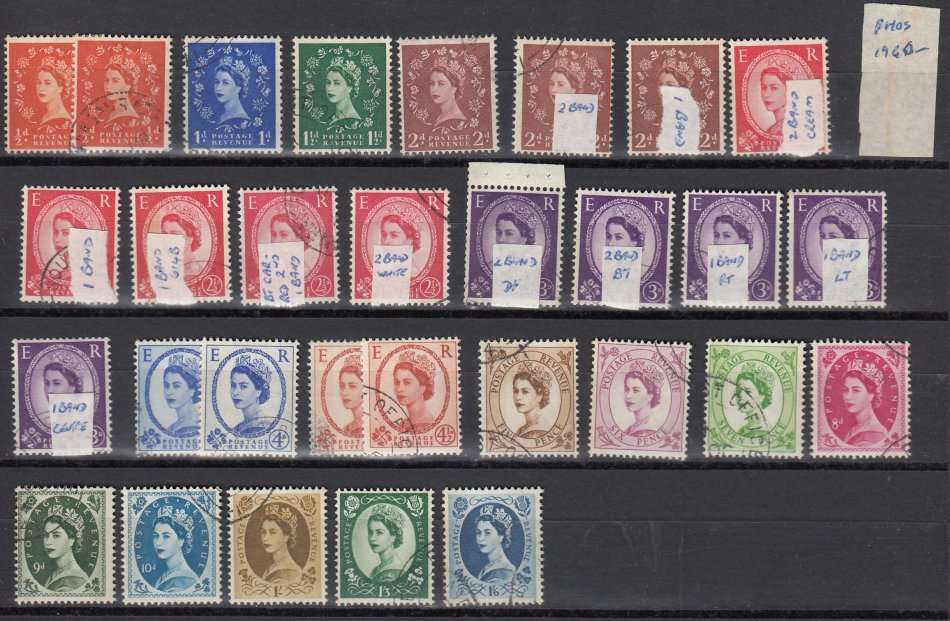 GB-QEII WILDING`s VERY SCARCE COLLECTION ON AUCTION TODAY -READ DETAILS BELOW !!