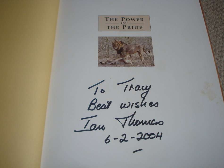 SUPERB COFFEE TABLE BOOK " THE POWER OF THE PRIDE " SIGNED COPY
