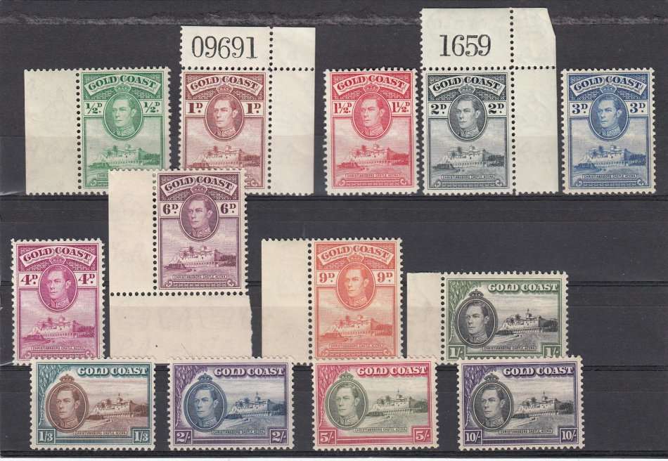 GOLD COAST-VERY SCARCE SET WITH THE RARE 12 PERF`S MANY UMM  349 POUNDS +++