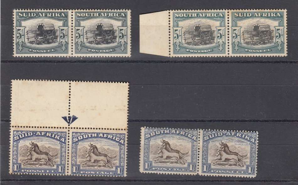 UNION-USEFUL MINT LOT OF PAIRS-SOME GUM TONING-HIGH CATALOGUE VALUE !!