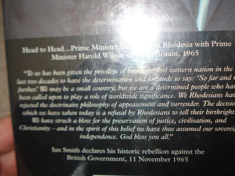 RARE BOOK !! " THE GREAT BETRAYAL-IAN SMITH " SIGNED BY PRIME MINISTER OF RHODESIA-STUNNING BOOK !!!
