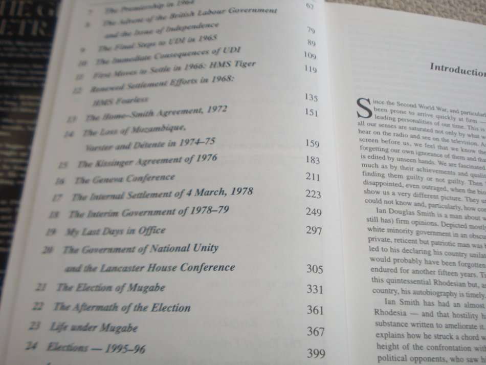 RARE BOOK !! " THE GREAT BETRAYAL-IAN SMITH " SIGNED BY PRIME MINISTER OF RHODESIA-STUNNING BOOK !!!