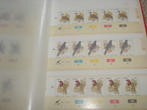CONTROL BLOCKS BIRDS ETC TO 1986 UNMOUNTED MINT + EXTRAS READ BELOW   R500.00++