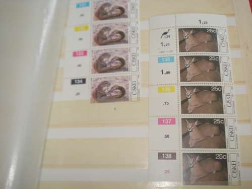 CONTROL BLOCKS BIRDS ETC TO 1986 UNMOUNTED MINT + EXTRAS READ BELOW   R500.00++