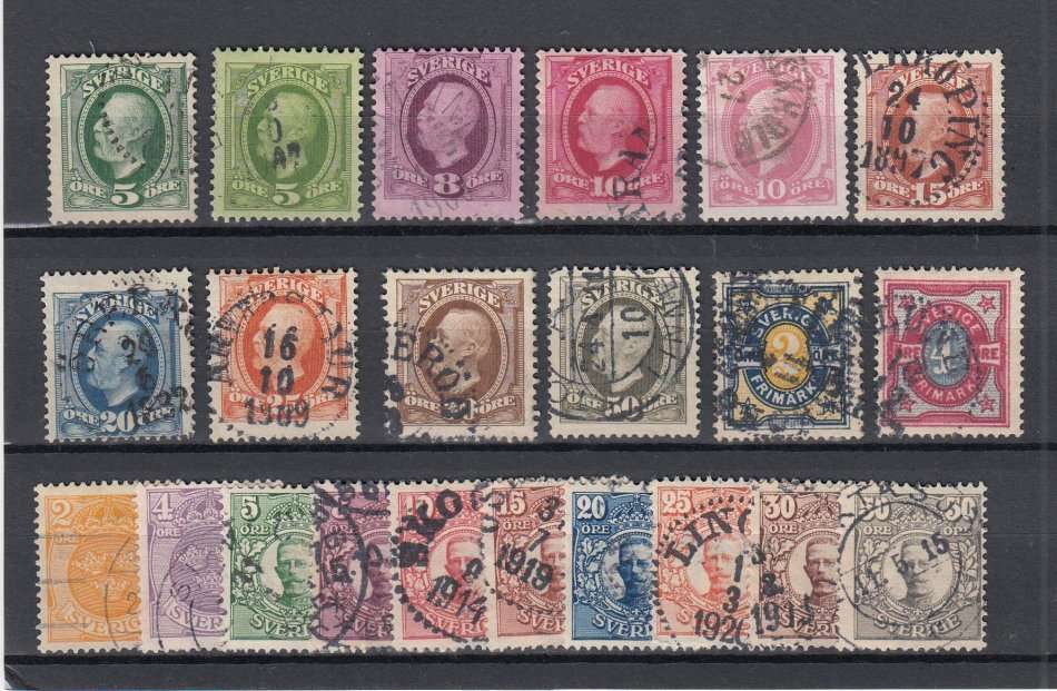 SWEDEN-LOVELY USED LOT-HINGE REM.