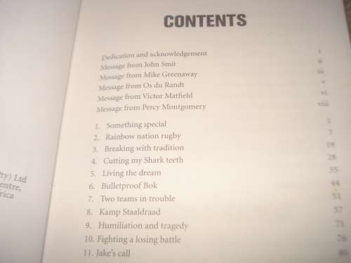 SCARCE BOOK SIGNED BY LEGEND JOHN SMIT-SA RUGBY CAPTAIN