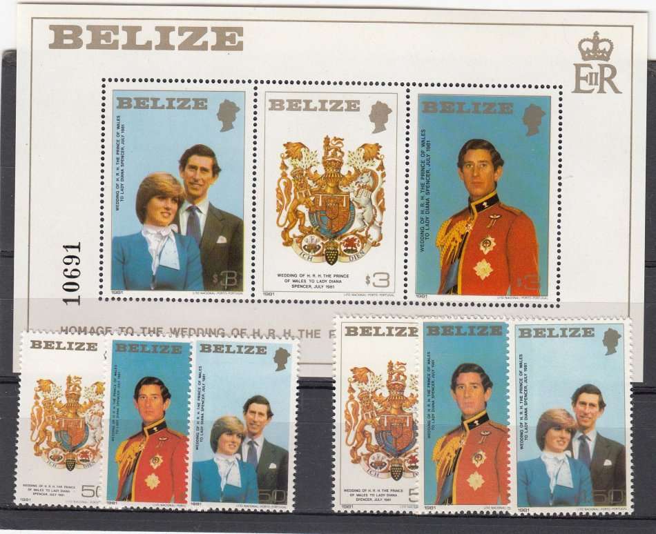 LADY DI- VERY SCARCE  SETS BOTH SMALL AND LARGE FORMAT SETS + M/SHEET  SUPERB UMM